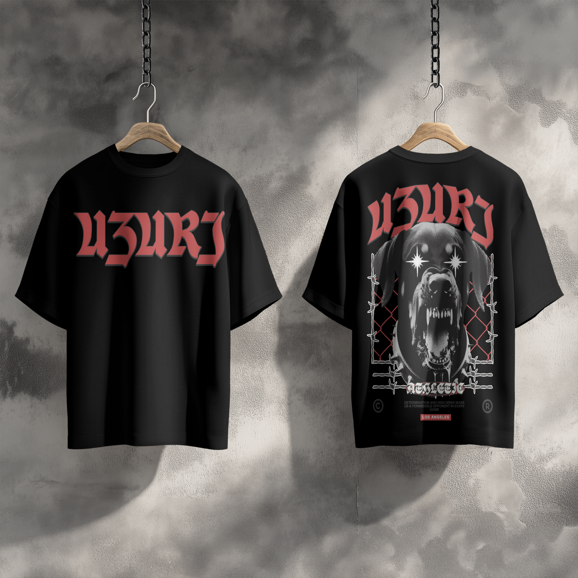 Black Oversize Unisex T-Shirt – UZURI ATHL